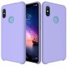 Силиконовый чехол Mobile Shell для Xiaomi Redmi Note 6 Pro (фиолетовый)