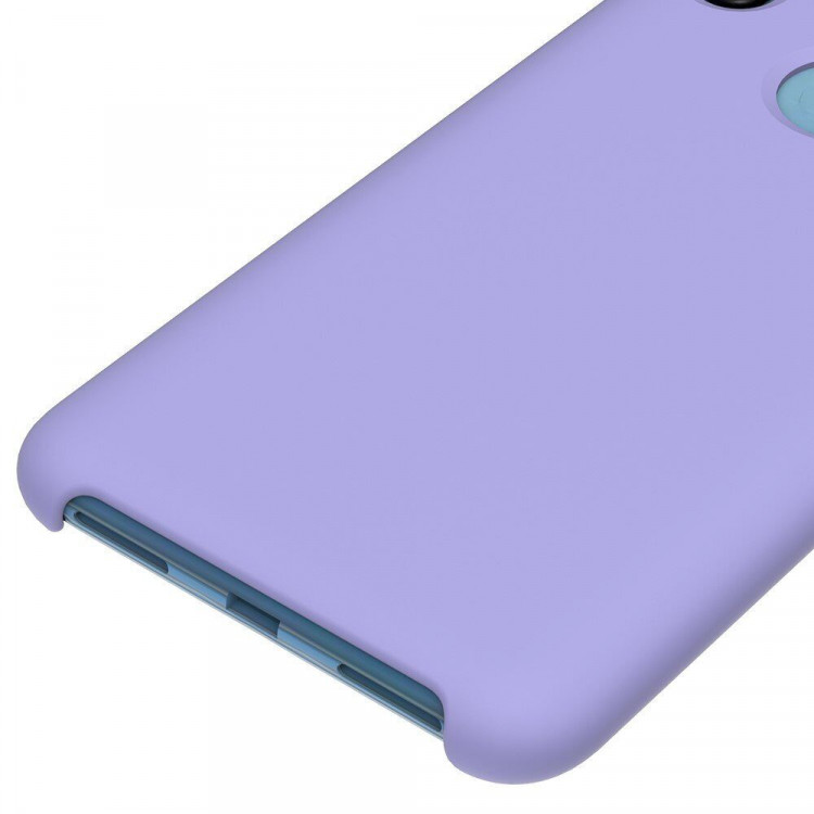 Силиконовый чехол Mobile Shell для Xiaomi Redmi Note 6 Pro (фиолетовый)