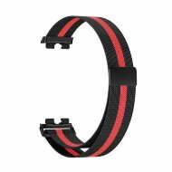 Миланский браслет для HUAWEI Band 8, HUAWEI Band 9 (черный, красный) Миланский браслет для HUAWEI Band 8, HUAWEI Band 9 (черный, красный)