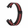 Миланский браслет для HUAWEI Band 8, HUAWEI Band 9 (черный, красный)