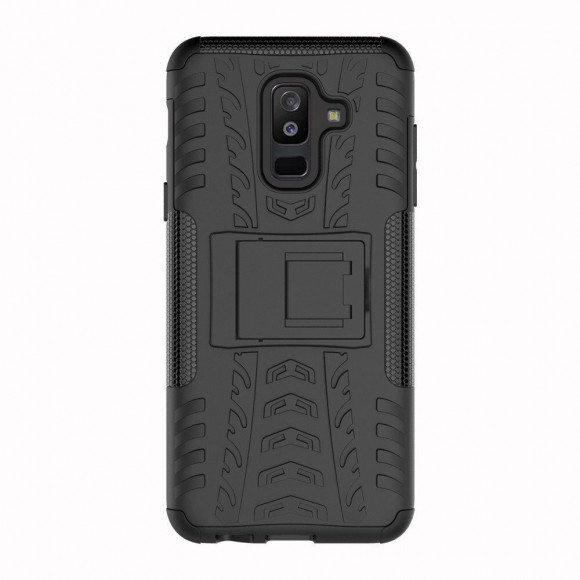 Чехол Hybrid Armor для Samsung Galaxy A6+ (Plus) (черный) Чехол Hybrid Armor для Samsung Galaxy A6+ (Plus) (черный)