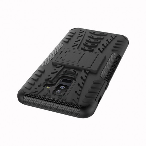 Чехол Hybrid Armor для Samsung Galaxy A6+ (Plus) (черный) Чехол Hybrid Armor для Samsung Galaxy A6+ (Plus) (черный)