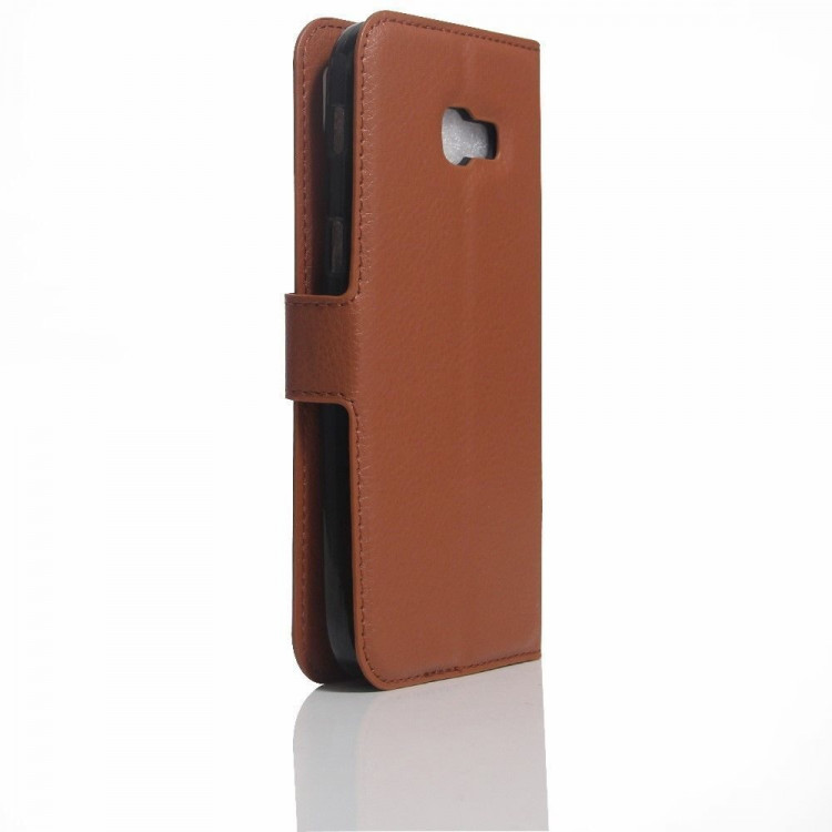 Чехол с визитницей для Samsung Galaxy A7 (2017) SM-A720F (коричневый)