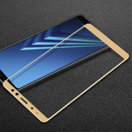 Защитное стекло 3D для Samsung Galaxy A8 (2018) (золотой) Защитное стекло 3D для Samsung Galaxy A8 (2018) (золотой)