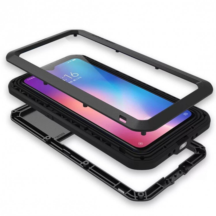 Гибридный чехол LOVE MEI для Xiaomi Mi 9 (желтый)