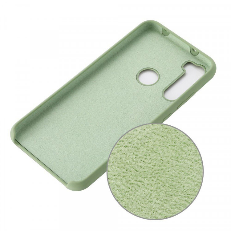 Силиконовый чехол Mobile Shell для Xiaomi Redmi Note 8 (темно-зеленый)