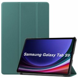 Планшетный чехол для Samsung Galaxy Tab S9 (темно-зеленый)