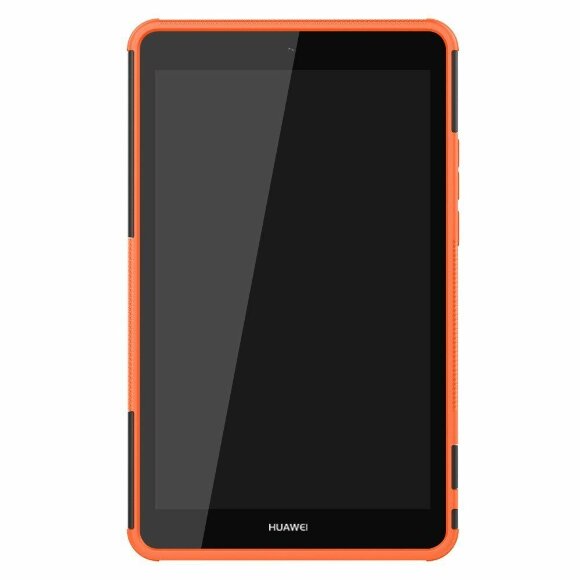 Чехол Hybrid Armor для Huawei MediaPad M5 Lite 8 / Honor Pad 5 8.0 (черный + оранжевый) Чехол Hybrid Armor для Huawei MediaPad M5 Lite 8 / Honor Pad 5 8.0 (черный + оранжевый)