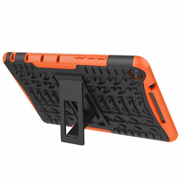 Чехол Hybrid Armor для Huawei MediaPad M5 Lite 8 / Honor Pad 5 8.0 (черный + оранжевый) Чехол Hybrid Armor для Huawei MediaPad M5 Lite 8 / Honor Pad 5 8.0 (черный + оранжевый)