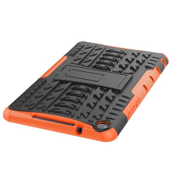 Чехол Hybrid Armor для Huawei MediaPad M5 Lite 8 / Honor Pad 5 8.0 (черный + оранжевый) Чехол Hybrid Armor для Huawei MediaPad M5 Lite 8 / Honor Pad 5 8.0 (черный + оранжевый)