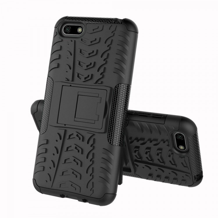 Чехол Hybrid Armor для Huawei Y5 Prime (2018) / Y5 lite (2018) / Huawei Honor 7A (DUA-L22) Российская версия (черный)