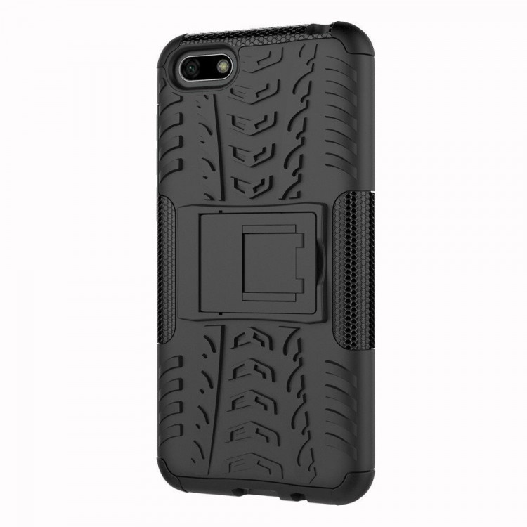 Чехол Hybrid Armor для Huawei Y5 Prime (2018) / Y5 lite (2018) / Huawei Honor 7A (DUA-L22) Российская версия (черный)