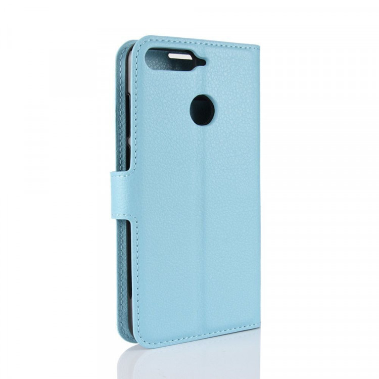 Чехол с визитницей для Huawei Y6 Prime (2018) / Honor 7A / Honor 7C (AUM-L41) / Honor 7A Pro (AUM-L29) (голубой)
