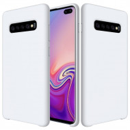 Силиконовый чехол Mobile Shell для Samsung Galaxy S10+ (Plus) (белый) Силиконовый чехол Mobile Shell для Samsung Galaxy S10+ (Plus) (белый)