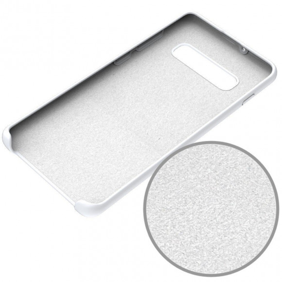 Силиконовый чехол Mobile Shell для Samsung Galaxy S10+ (Plus) (белый) Силиконовый чехол Mobile Shell для Samsung Galaxy S10+ (Plus) (белый)