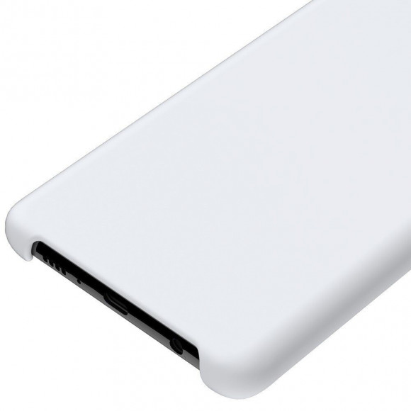 Силиконовый чехол Mobile Shell для Samsung Galaxy S10+ (Plus) (белый) Силиконовый чехол Mobile Shell для Samsung Galaxy S10+ (Plus) (белый)