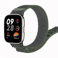 Нейлоновый ремешок для Xiaomi Redmi Watch 3, Mi Watch Lite 3 (армейский зеленый)