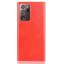 Кожаная накладка-чехол для Samsung Galaxy Note 20 Ultra (красный)