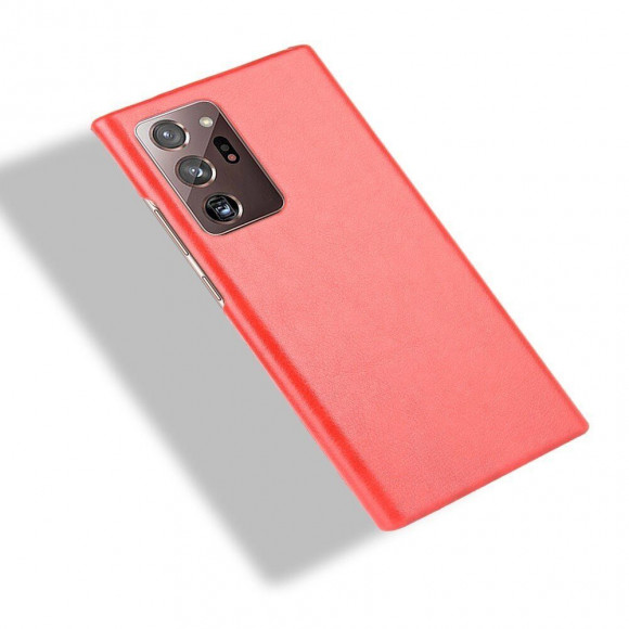 Кожаная накладка-чехол для Samsung Galaxy Note 20 Ultra (красный) Кожаная накладка-чехол для Samsung Galaxy Note 20 Ultra (красный)