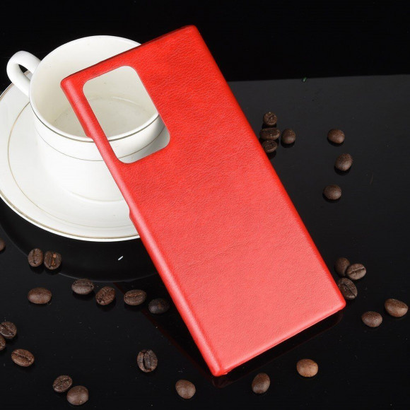 Кожаная накладка-чехол для Samsung Galaxy Note 20 Ultra (красный) Кожаная накладка-чехол для Samsung Galaxy Note 20 Ultra (красный)