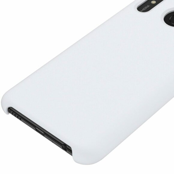 Силиконовый чехол Mobile Shell для Huawei P Smart+ (Plus) 2019 / Enjoy 9s / Honor 10i (белый)