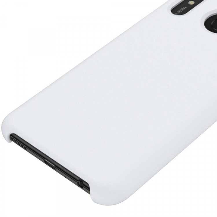 Силиконовый чехол Mobile Shell для Huawei P Smart+ (Plus) 2019 / Enjoy 9s / Honor 10i (белый)