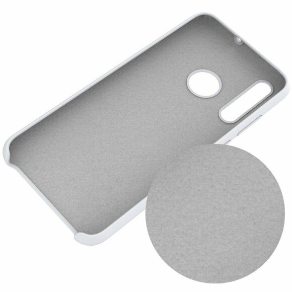 Силиконовый чехол Mobile Shell для Huawei P Smart+ (Plus) 2019 / Enjoy 9s / Honor 10i (белый)