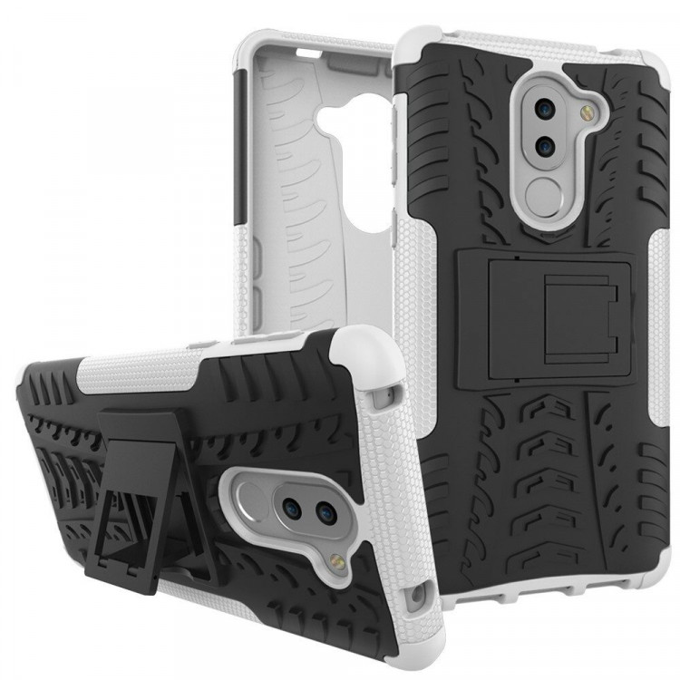 Чехол Hybrid Armor для Huawei Honor 6x 2016 (черный + белый)