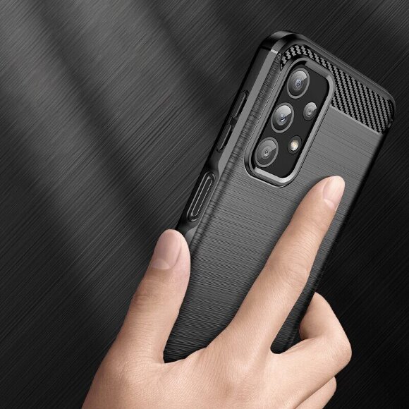 Чехол-накладка Carbon Fibre для Samsung Galaxy A23 4G (темно-синий) Чехол-накладка Carbon Fibre для Samsung Galaxy A23 4G (темно-синий)