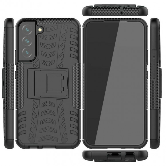 Чехол Hybrid Armor для Samsung Galaxy S22+ (Plus) (черный)