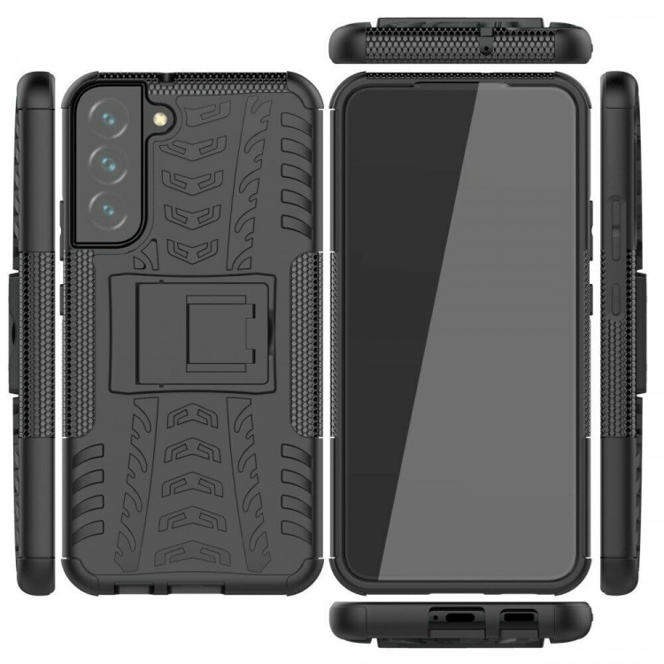 Чехол Hybrid Armor для Samsung Galaxy S22+ (Plus) (черный)