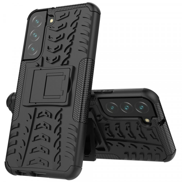 Чехол Hybrid Armor для Samsung Galaxy S22+ (Plus) (черный)