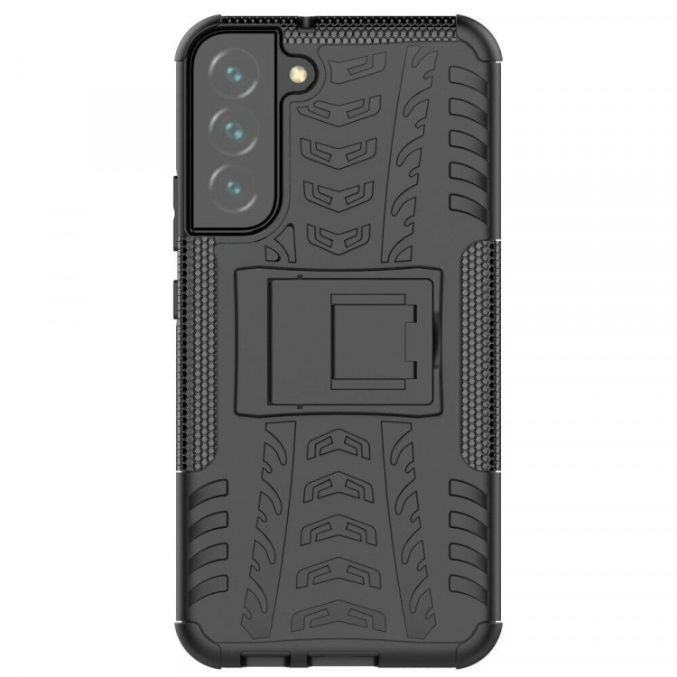 Чехол Hybrid Armor для Samsung Galaxy S22+ (Plus) (черный)