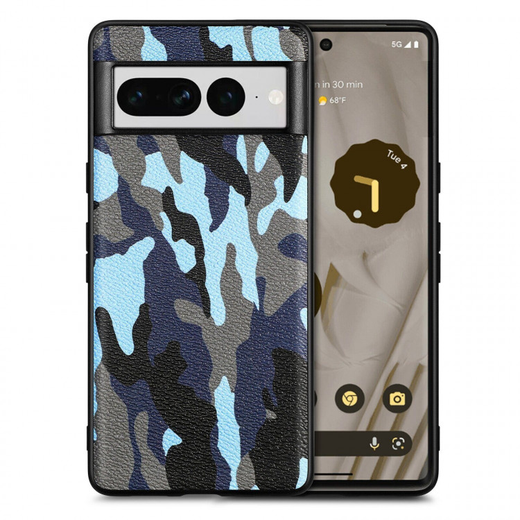 Чехол Camouflage для Google Pixel 7 Pro (синий)
