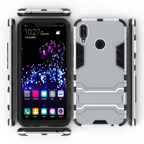 Чехол Duty Armor для Huawei Nova 3i / P Smart+ (Plus) (серебряный) Чехол Duty Armor для Huawei Nova 3i / P Smart+ (Plus) (серебряный)
