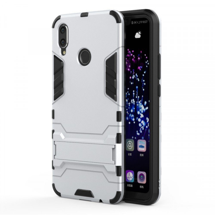 Чехол Duty Armor для Huawei Nova 3i / P Smart+ (Plus) (серебряный)