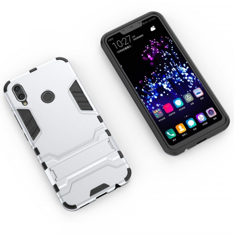 Чехол Duty Armor для Huawei Nova 3i / P Smart+ (Plus) (серебряный)
