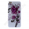 Чехол из мягкого пластика для iPhone 6 Plus (Лотус)