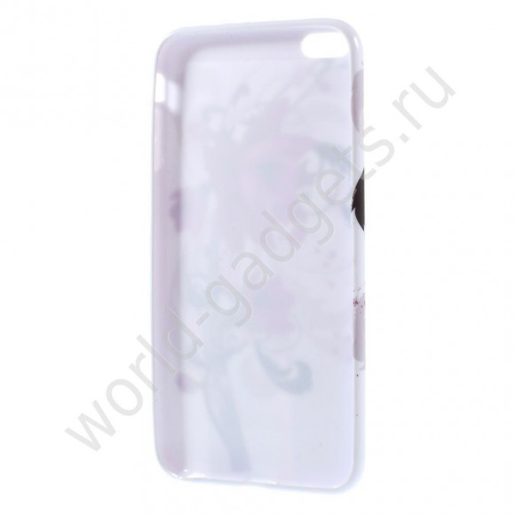 Чехол из мягкого пластика для iPhone 6 Plus (Лотус) Чехол из мягкого пластика для iPhone 6 Plus (Лотус)