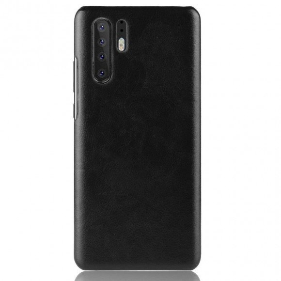 Кожаная накладка-чехол Litchi Texture для Huawei P30 Pro (черный) Кожаная накладка-чехол Litchi Texture для Huawei P30 Pro (черный)