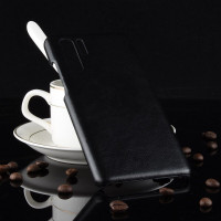 Кожаная накладка-чехол Litchi Texture для Huawei P30 Pro (черный)