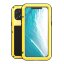 Гибридный чехол LOVE MEI для iPhone 12 Pro Max (желтый)