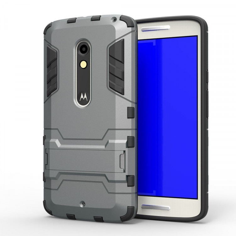 Чехол Duty Armor для Motorola Moto X Play (серый)