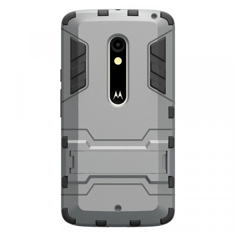Чехол Duty Armor для Motorola Moto X Play (серый)