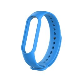 Ремешок для фитнес браслета Xiaomi Mi Band 5 (голубой)
