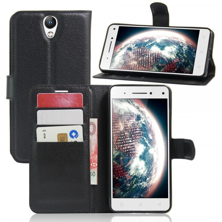 Чехол с визитницей для Lenovo Vibe S1 Lite (черный)