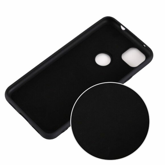 Силиконовый чехол Mobile Shell для Google Pixel 4a (черный) Силиконовый чехол Mobile Shell для Google Pixel 4a (черный)
