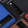 Чехол с тканевой текстурой PC+TPU для Google Pixel 6 Pro (зеленый)