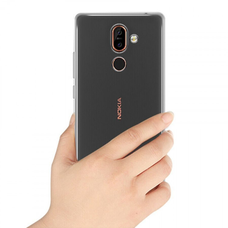 Силиконовый TPU чехол для Nokia 7 Plus