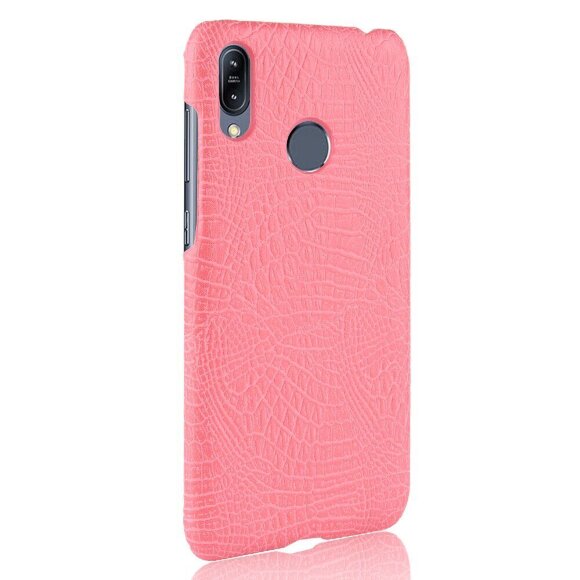 Чехол Crocodile Texture для Asus Zenfone Max (M2) ZB633KL (розовый) Чехол Crocodile Texture для Asus Zenfone Max (M2) ZB633KL (розовый)